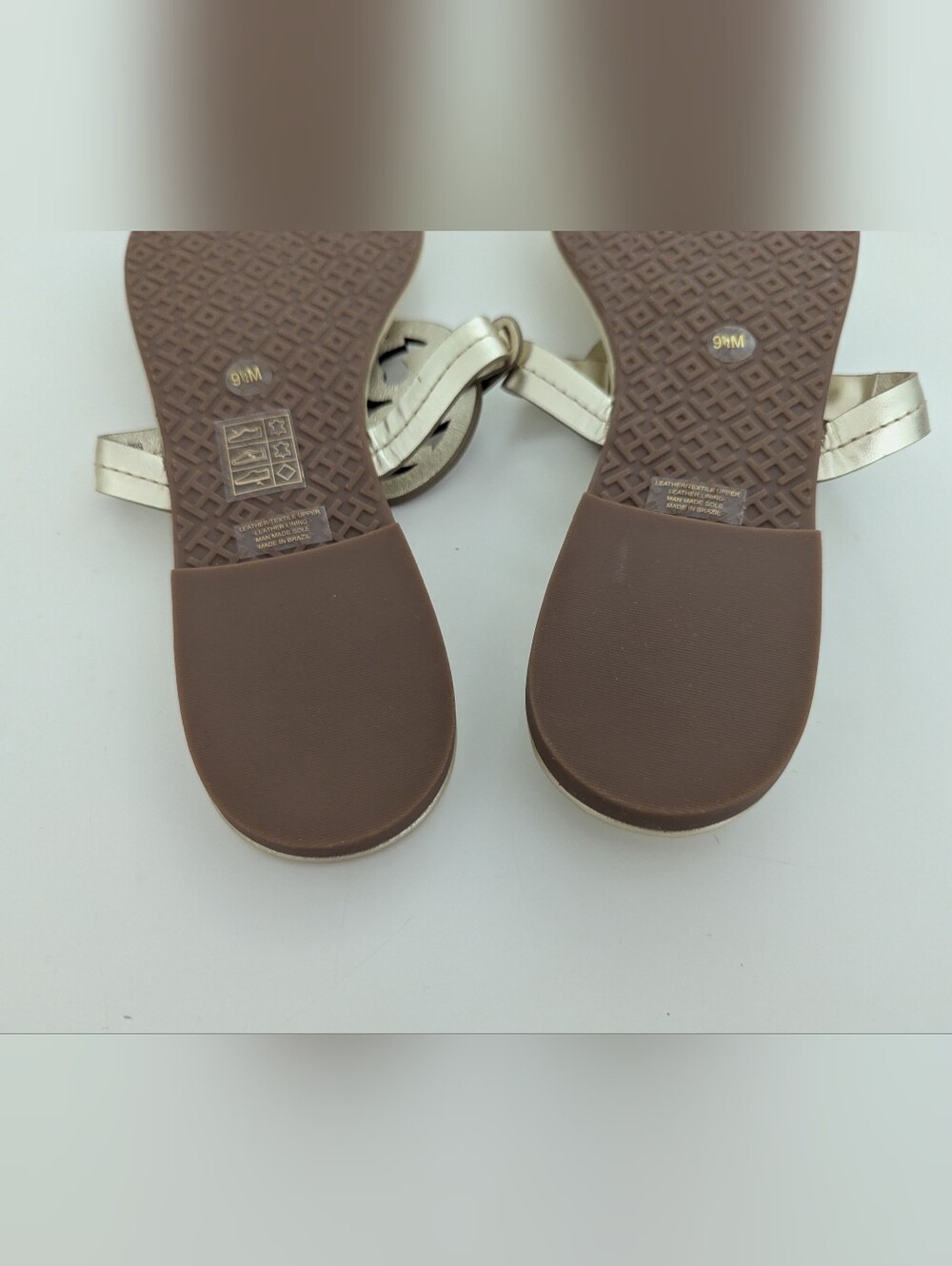 NWOT! Tory Burch Miller Studded Sandal In Gold Size 9.5 - Picture 14 of 16